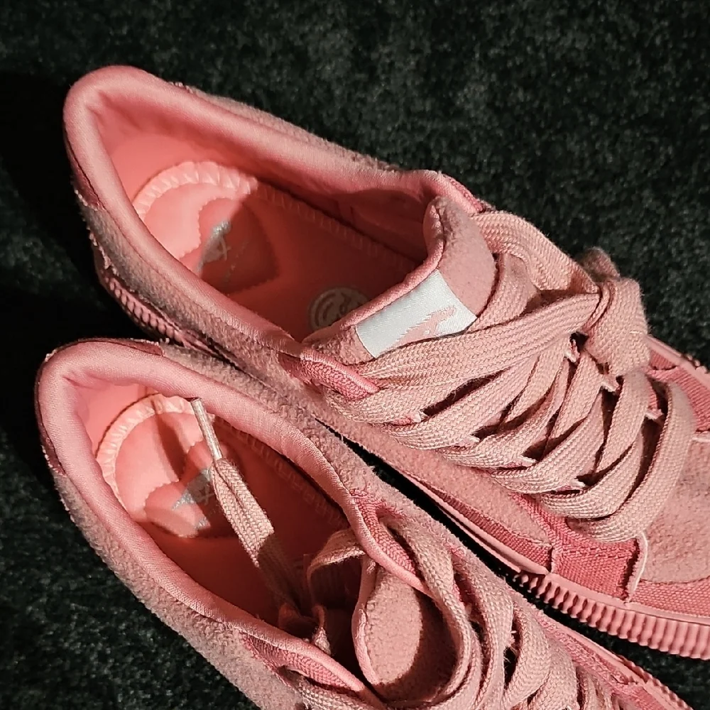 Women's Pink Sneakers - Picture 2 of 9